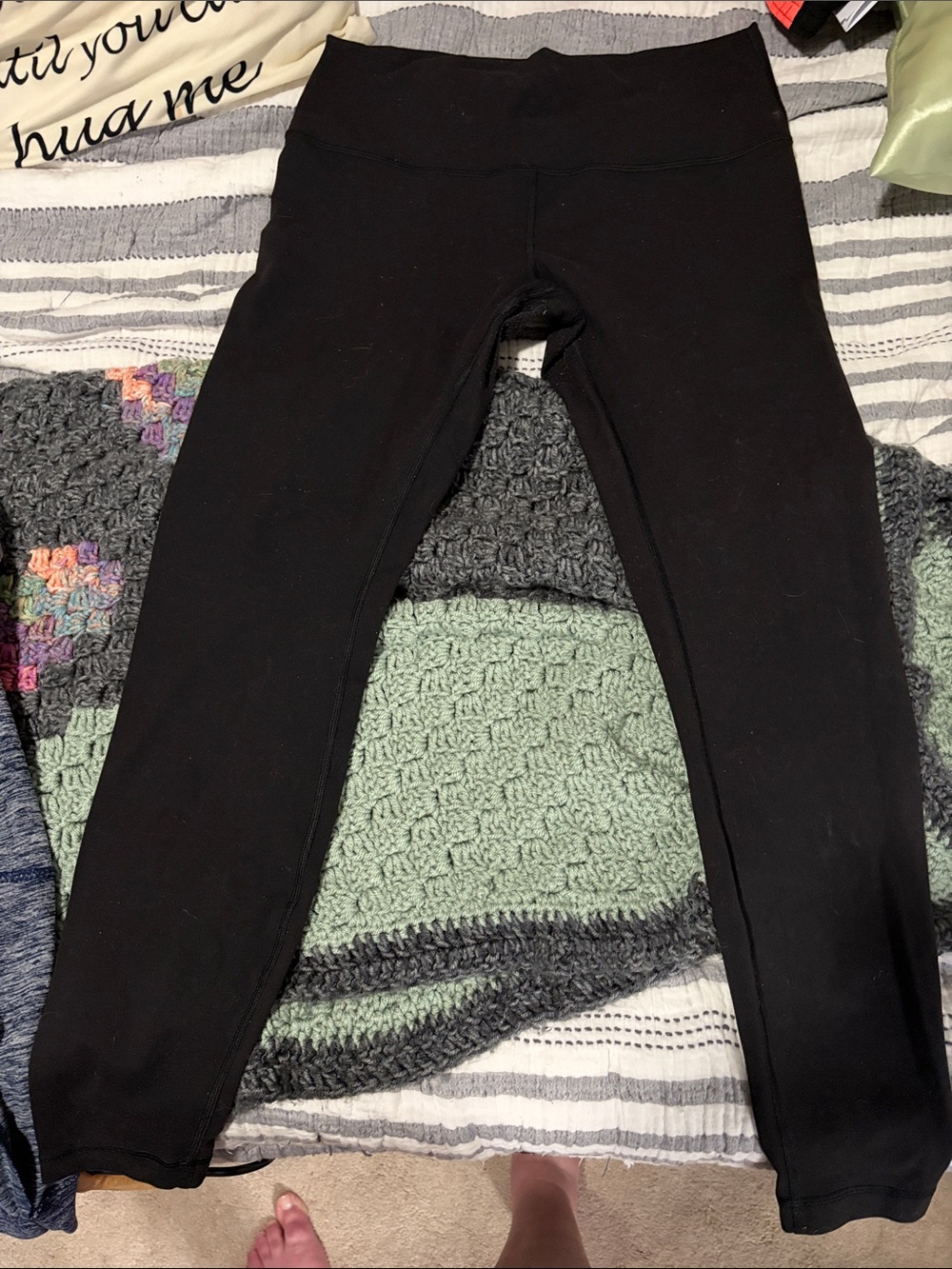 Black Kids Leggings - LuLuLemon